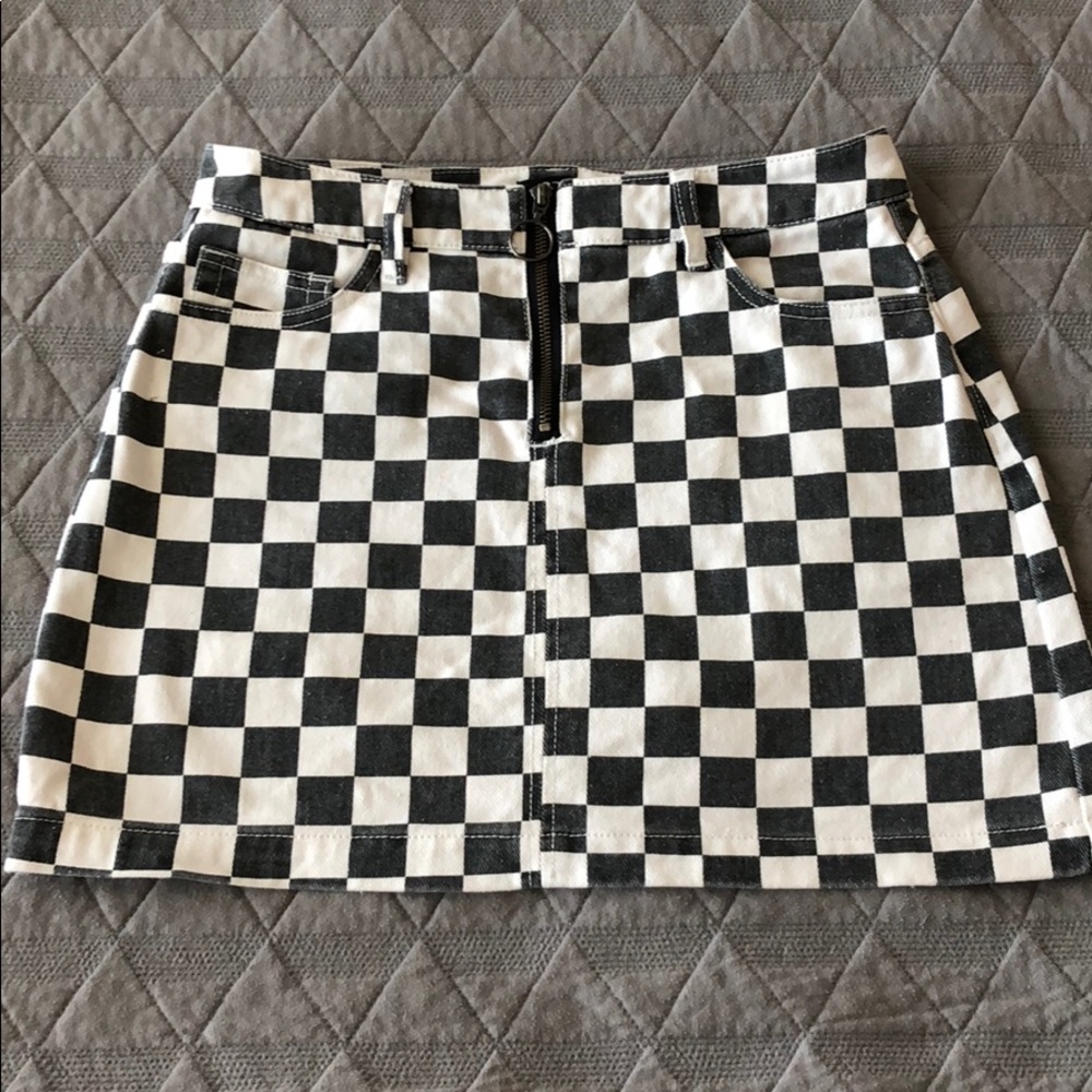 Urban Outfitters Checkerboard Skirt